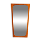 Miroir danois vintage, cadre en teck