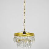 Chandelier with crystals, 1970s
