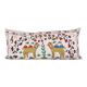 Vintage embroidered cushion cover 46x97 cm