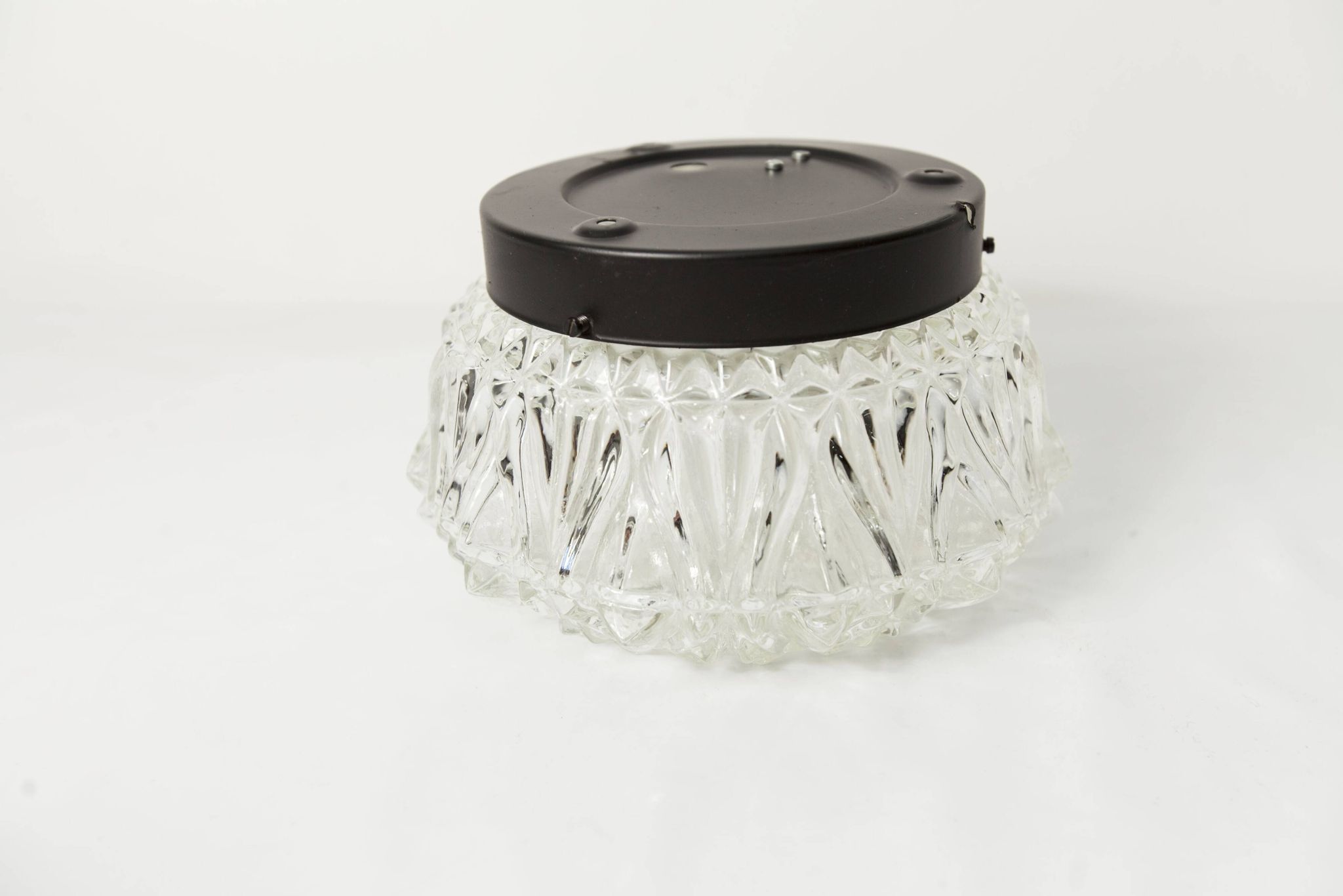 1960s floral round ceiling light
