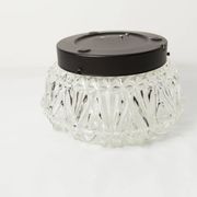 1960s floral round ceiling light