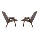 Vintage armchairs by jaroslav šmídek, ton, czechoslovakia, 1960, set of 2