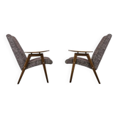 Vintage armchairs by jaroslav šmídek, ton, czechoslovakia, 1960, set of 2