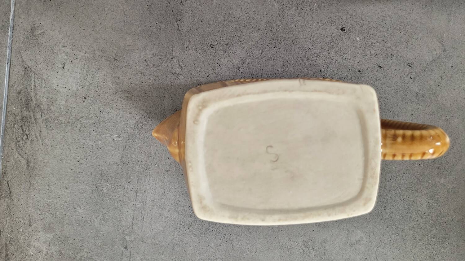 Sarreguemines earthenware jug