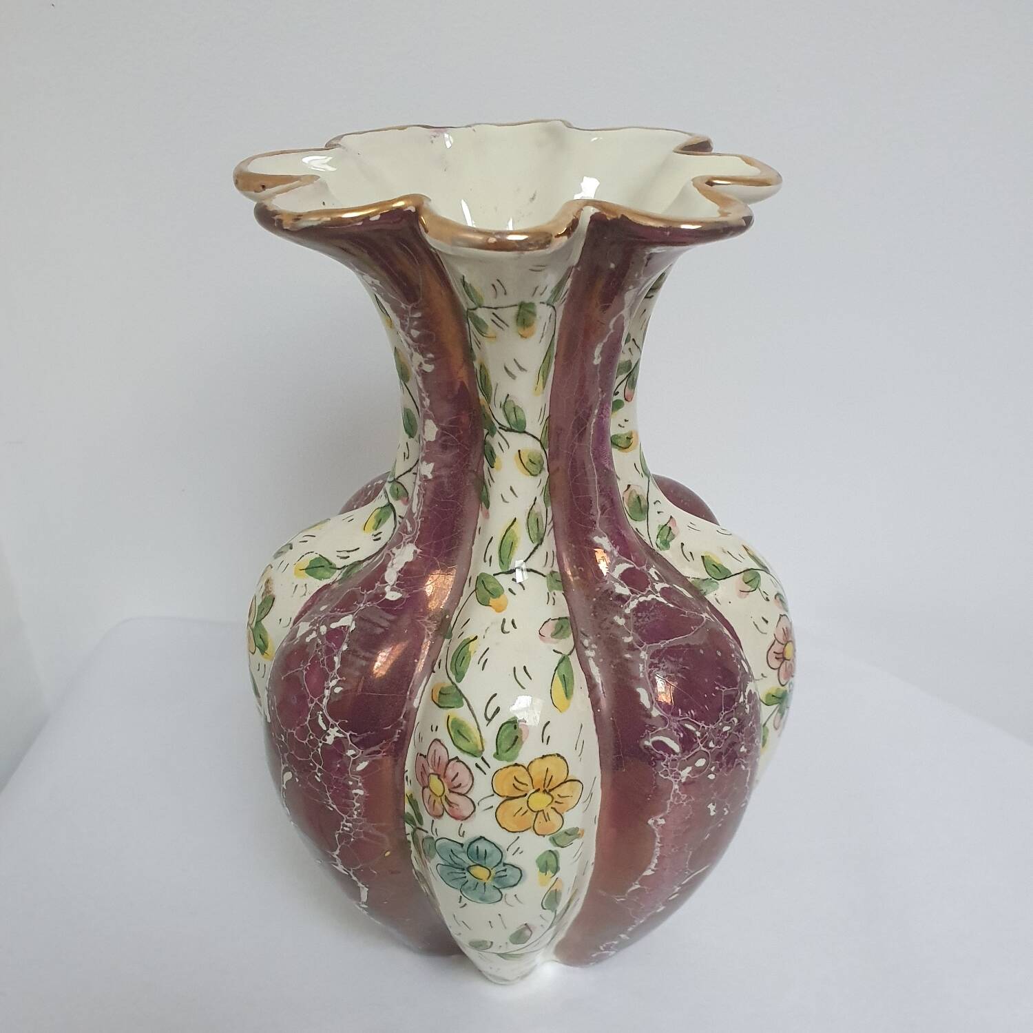 Italian vase by Luigi Anastasi for Gualdo Tadino.
