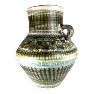 Marcel Guillot ceramic vase France 1960