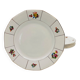 Set of 6 flat plates, Digoin & Sarreguemines. Prado model.