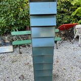 Vintage metal flap locker