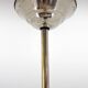 Art Deco, Chrome and Champagne Glass Chandelier, 1930s