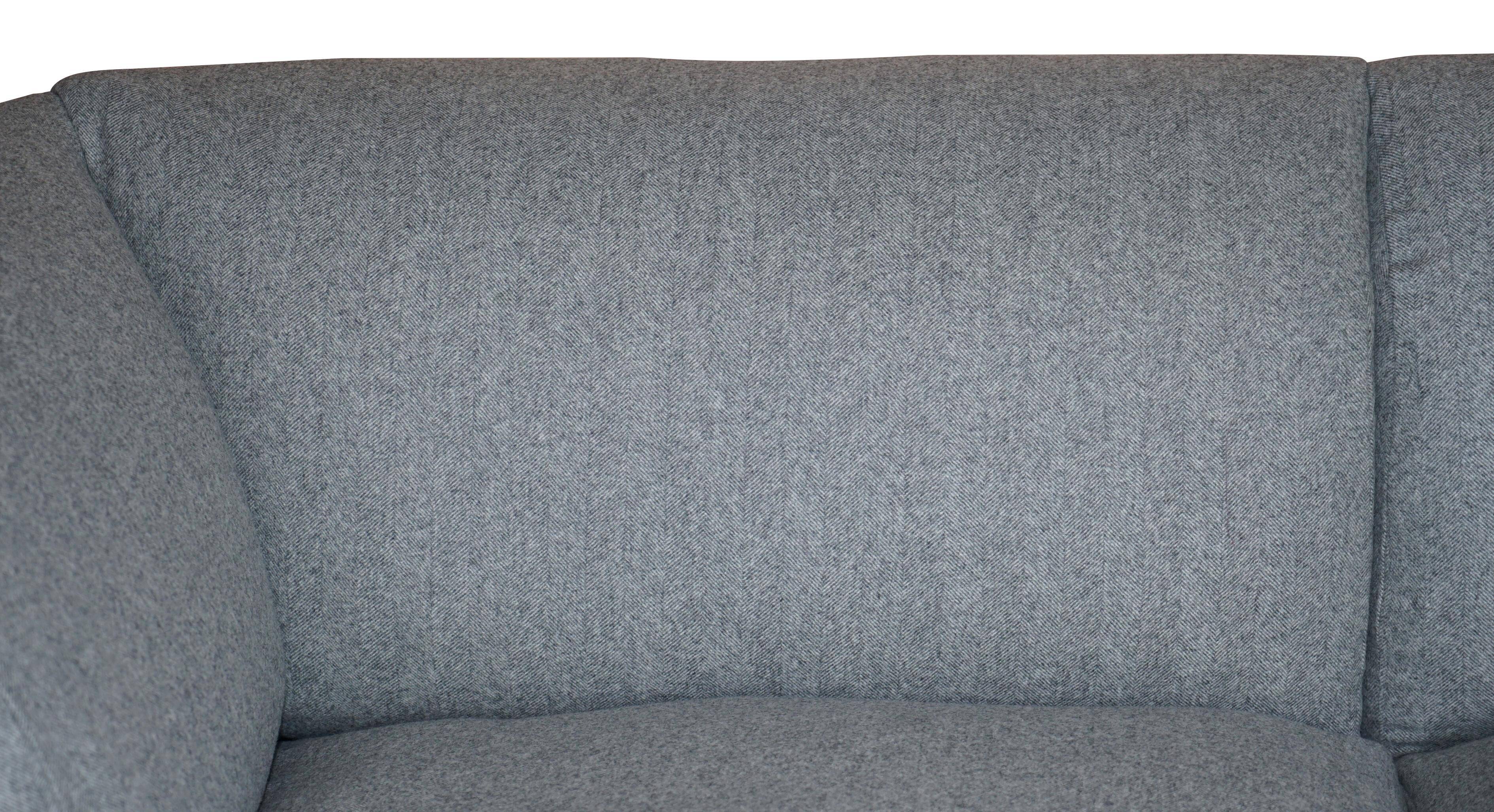 Howard & Son's restored sofa, 100% wool.