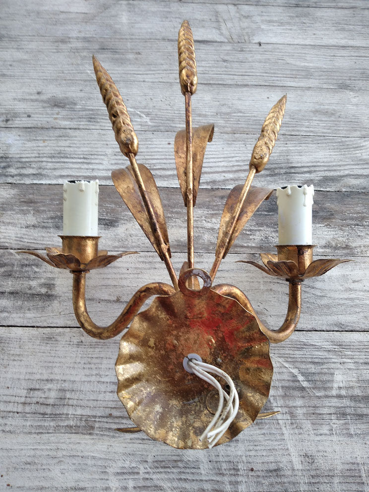 Applique épis de blé metal doré