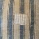 Pair of antique kilim style canvas cushions woven, patched and hand embroidered