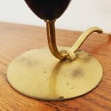Lovely set of 2 swedish Mid Century Modern brass table lamps