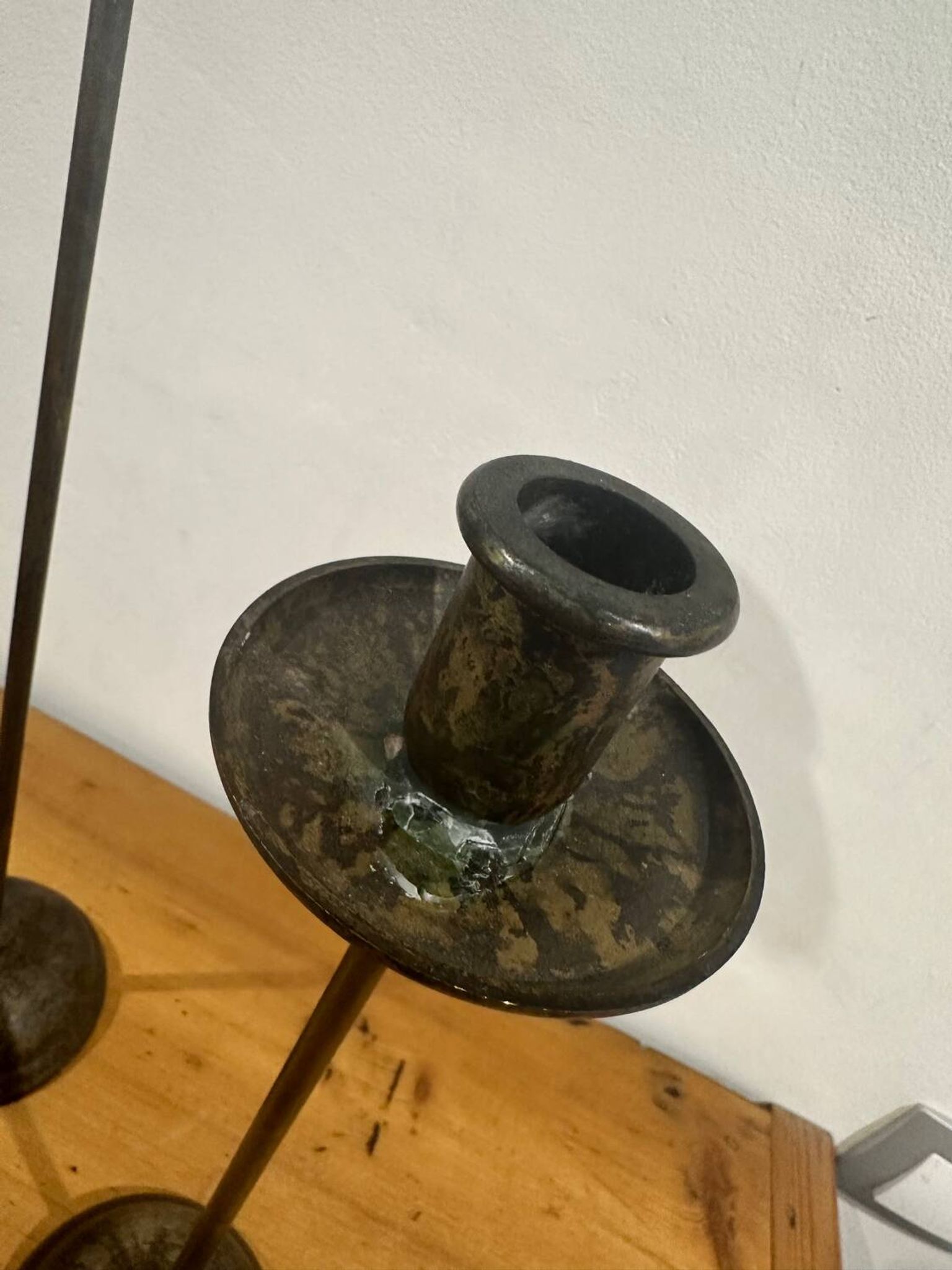 Lot bougeoirs chandelier