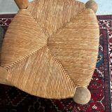Chaises  en chêne paillées
