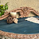 Antique patinated console