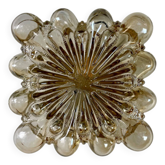 Lampe en verre bulle, Helena Tynell pour Glashutte Limburg