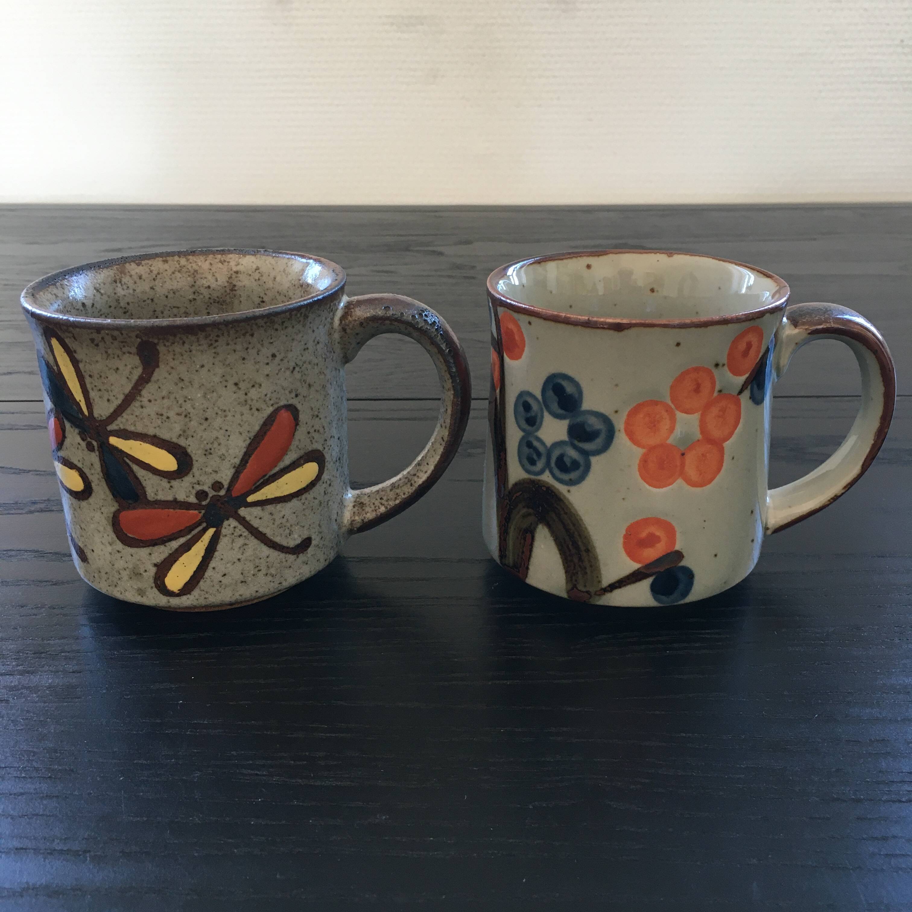 Pair of Scandinavian mugs