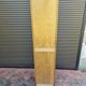 Large vintage 70s wooden curtain filing cabinet