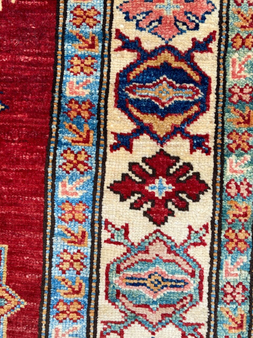 Chobi afghan contemporary carpet 100x142 cm