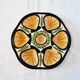 St Jean de Bretagne 1960s French ceramic oyster dish mid century style