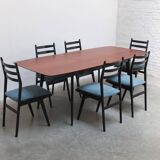 Table à manger extensible par Alfred Hendrickx pour Belform, années 1950.