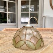 Suspension en nacre - Bouton de rose