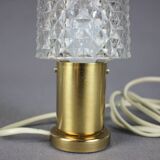 Glass Table Lamp by Kamenicky Senov, Czechoslovakia, 1970s