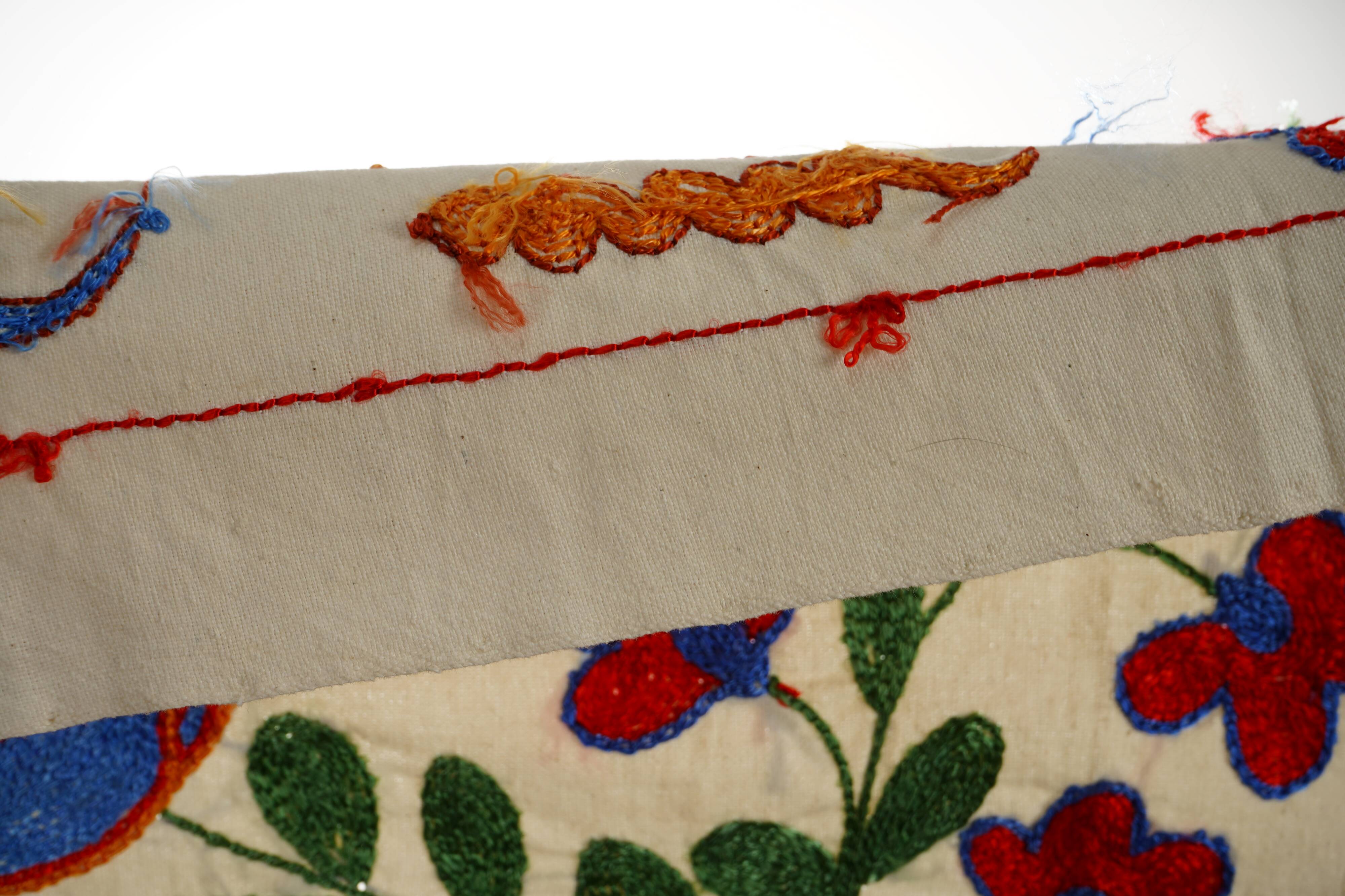 Tapis turc vintage noué à la main 45x96cm