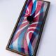 Modernist enamel vanity box by J. Capo Esmaltes, Spain, 1970s
