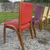 4 bow wood armchair