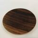 Vintage wooden cups and saucers in teak