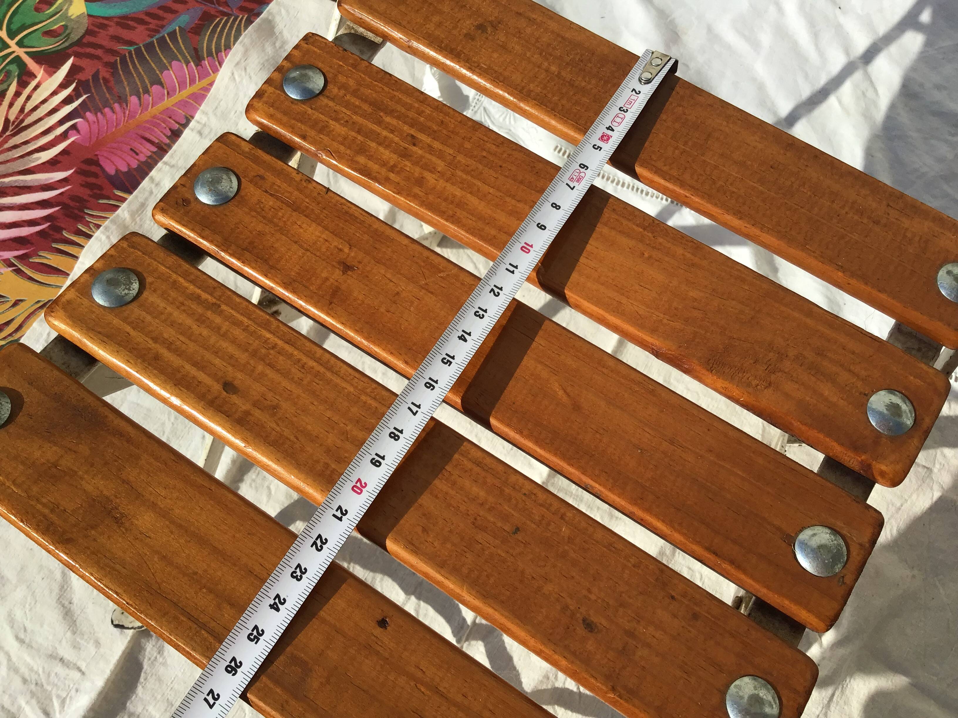 Wooden folding children's chair