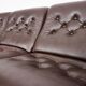 Rosewood and calf leather canapé from the 1960s, Rodeio by Jean Gillon, 1968.