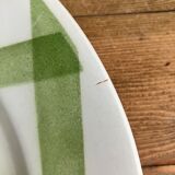 Round dish "Tablecloth" Moulin des Loups Orchies