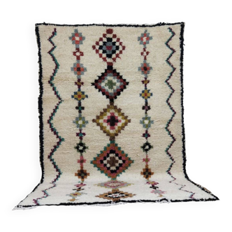 Handmade wool Berber rug 285 X 164 CM