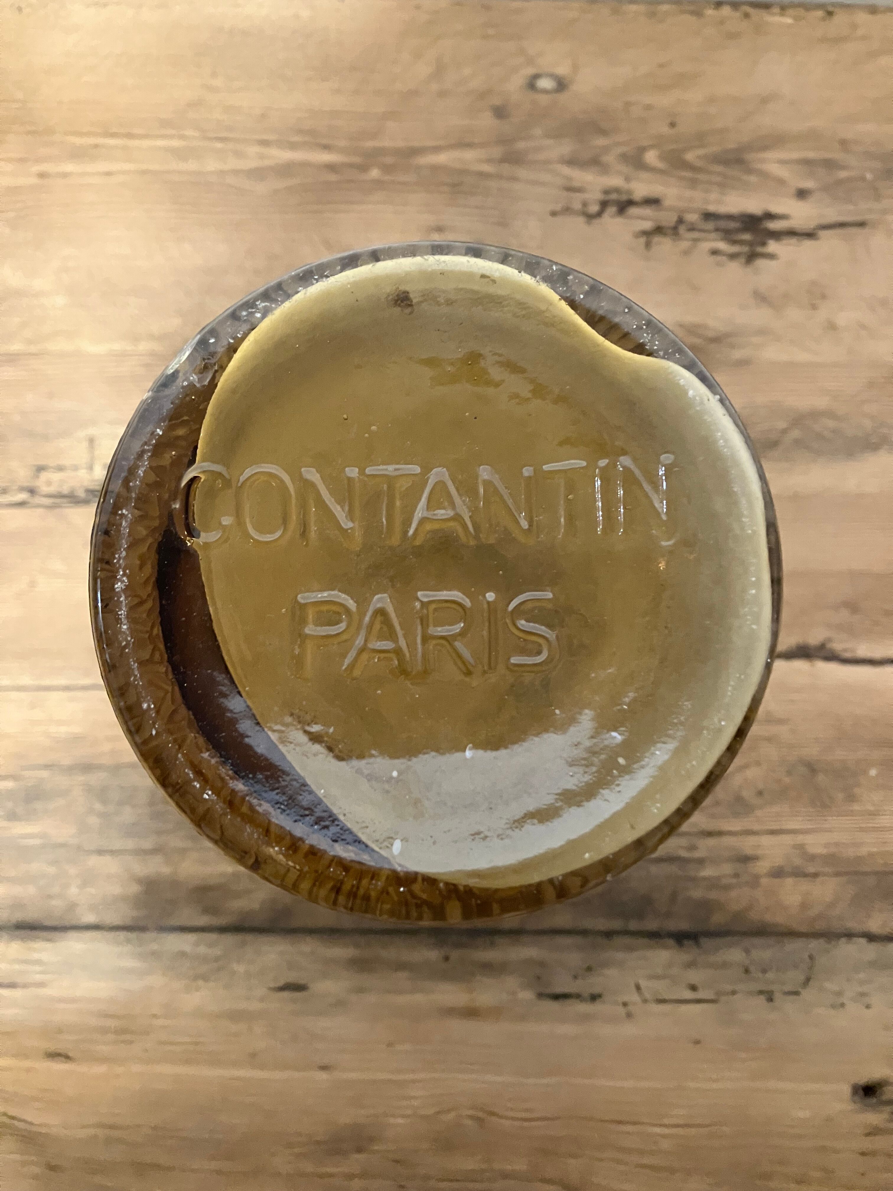 Moulded glass vase "Contantin Paris"