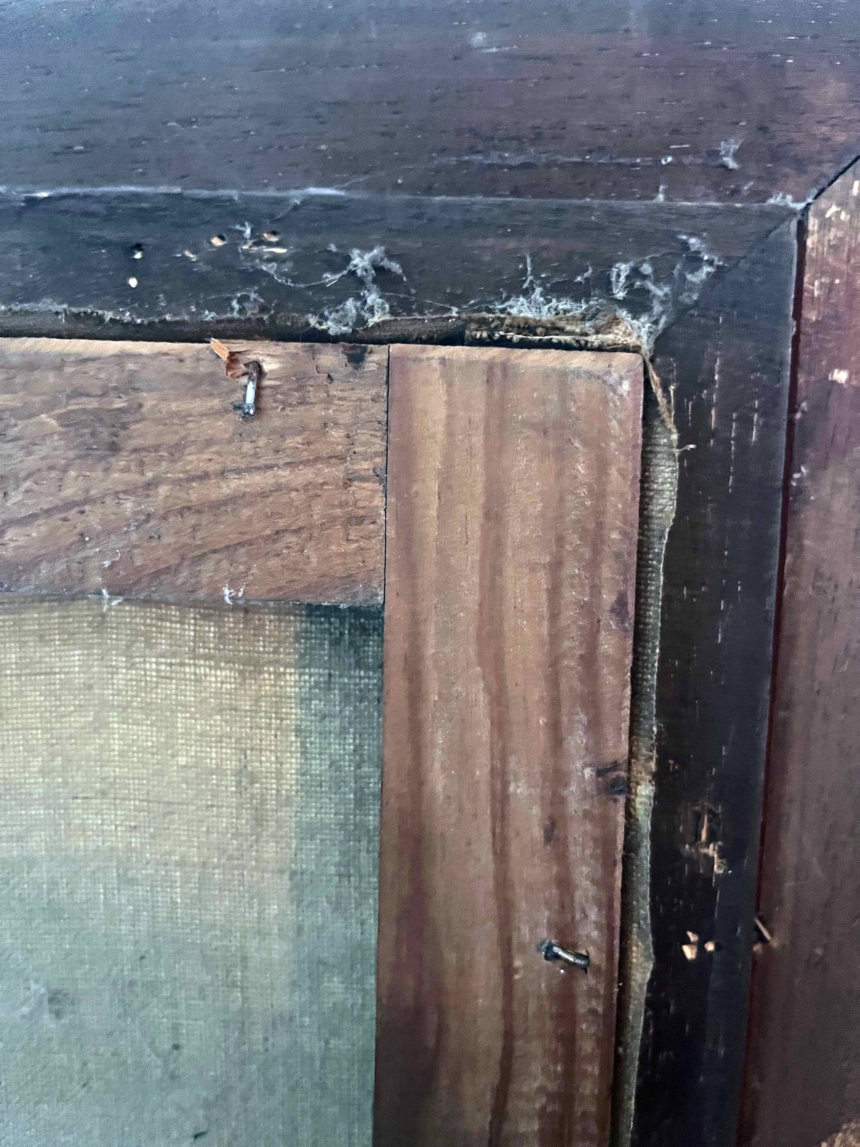 Painting by Henri Schaeffer (1900-1975) "Fishing boat" + frame