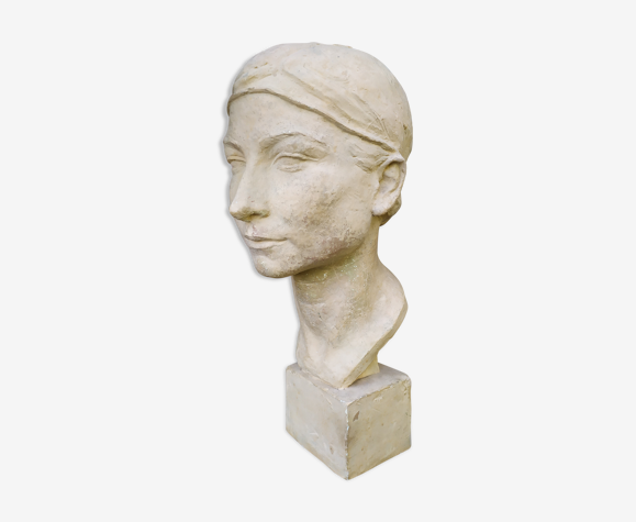 Buste en plâtre