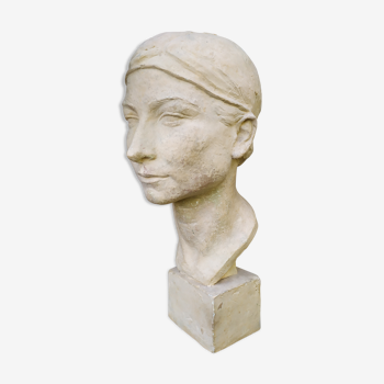 Plaster bust