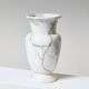 White carrara marble vase, 1970s
