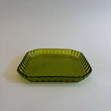 Plat en verre vintage