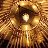 Old vintage brass lamp 70s