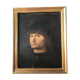 Portrait depicting Le Condottière, oil painting on wood.