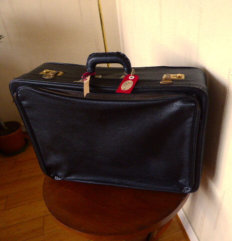 Vintage suitcases Mother & Daughter