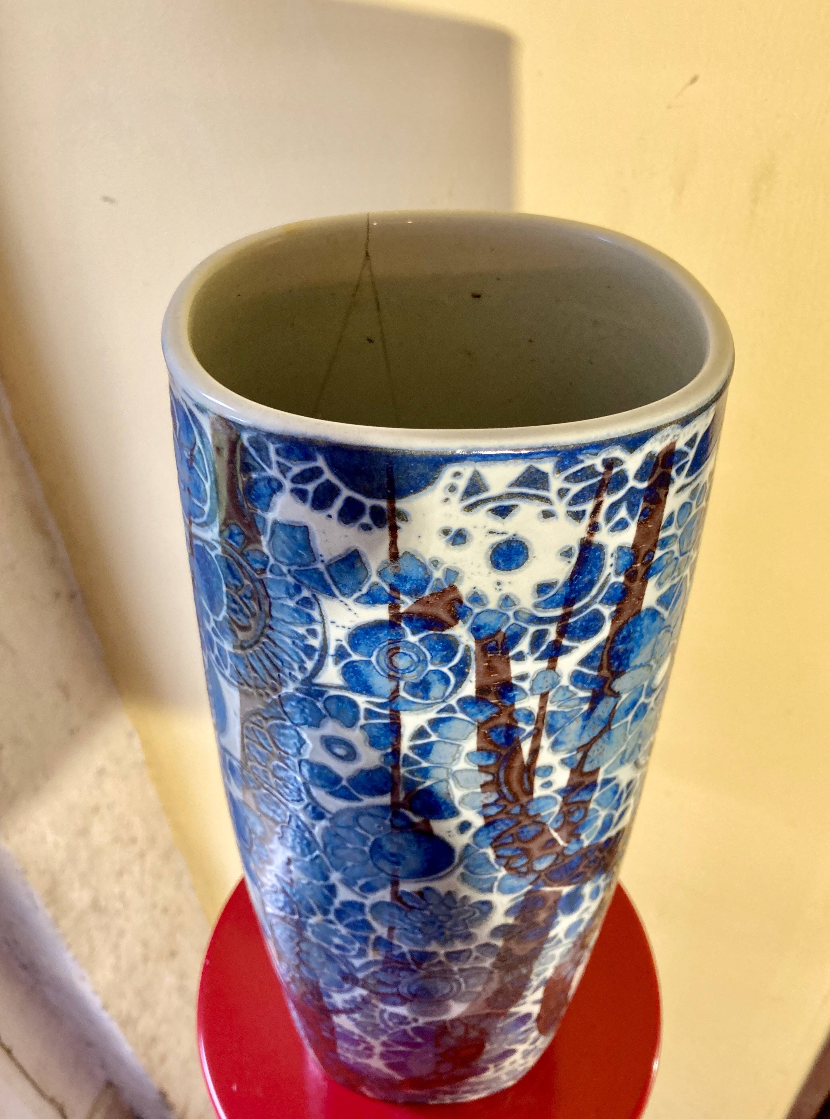 Danish vase - Baca - Johanne Gerber - Royal Copenhagen - Denmark - vintage size XXL