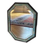 Old blue and green mirror
