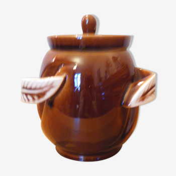 Ceramic pot with lid Verceram