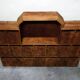 Large vintage wooden mailbox block