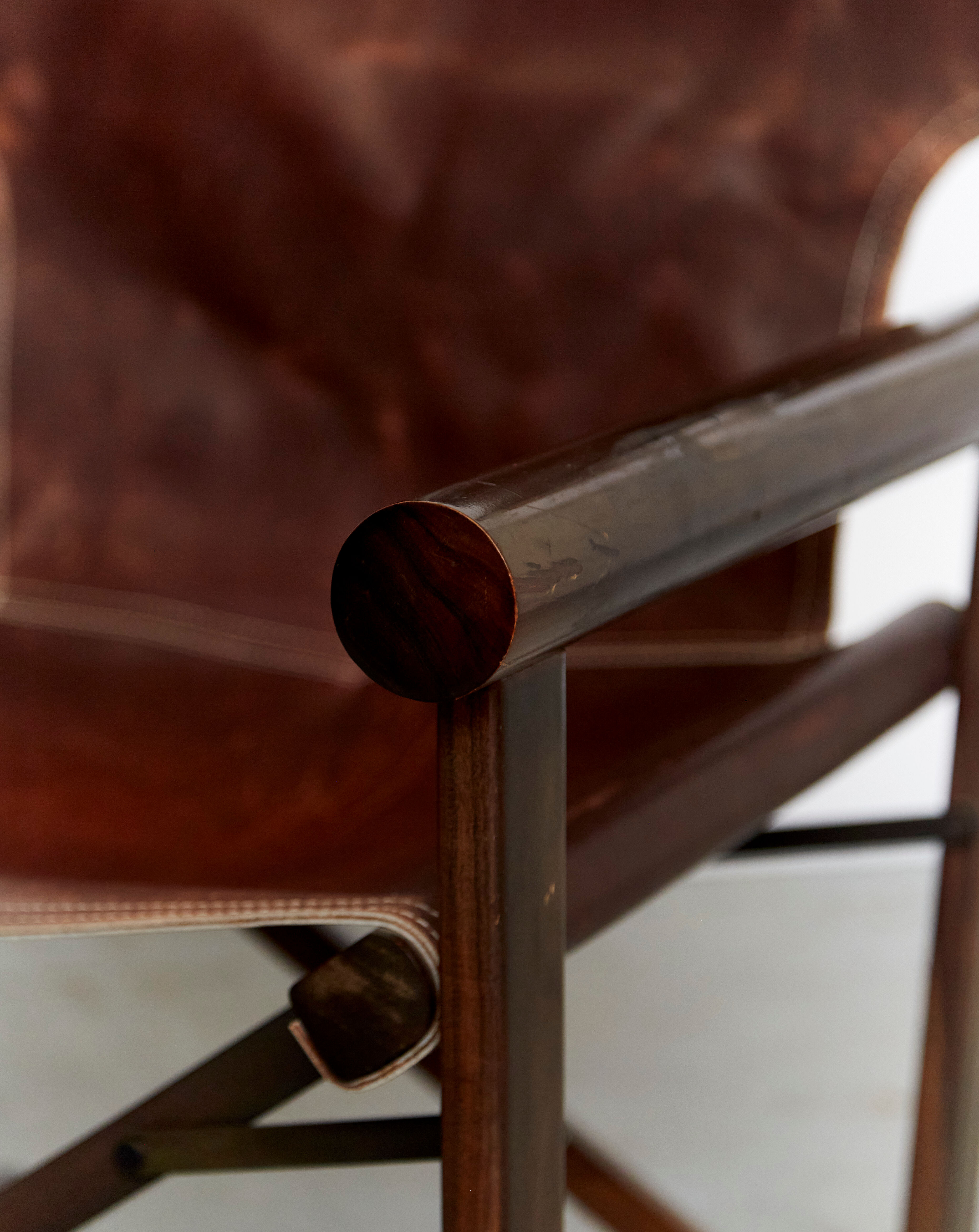 Sergio rodriguez folding chair & ottomane for oca